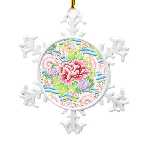 Kimono Bouquet - snowflake decoration by Patricia Shea
