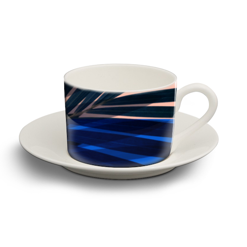Eclectic Geometry - personalised cup and saucer by EMANUELA CARRATONI