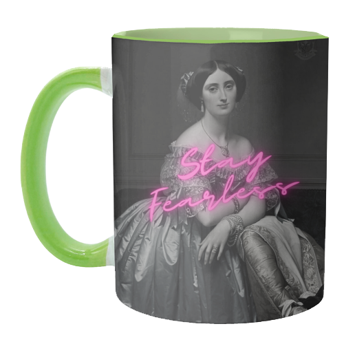 Stay Fearless - unique mug by OhMC! Designs
