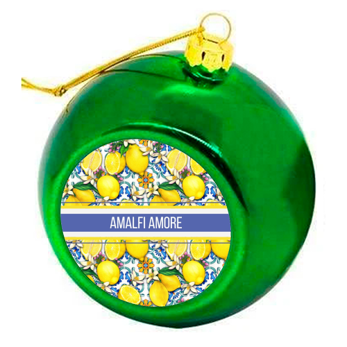 Amalfi Amore - colourful christmas bauble by Lilly Rose