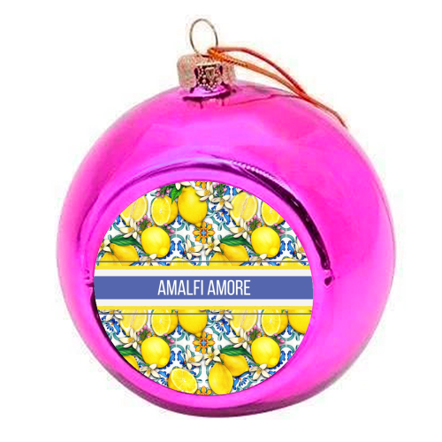 Amalfi Amore - colourful christmas bauble by Lilly Rose
