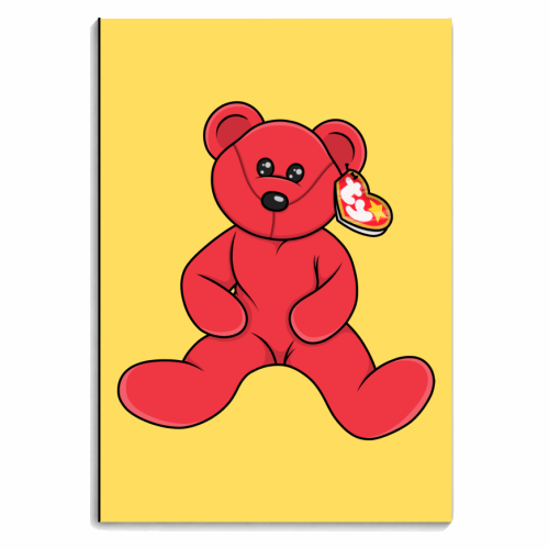 90s Beanie Baby - personalised A4, A5, A6 notebook by Amy Farmer