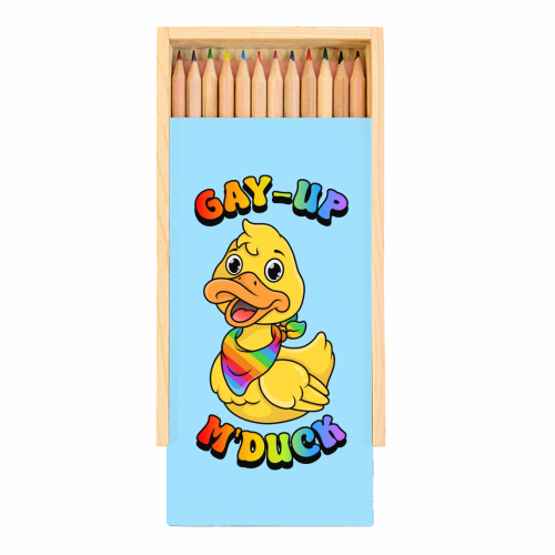 Gay-Up M'Duck - Coloured Pencils with Box by Amy Farmer