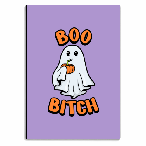 Boo Bitch - Ghost - personalised A4, A5, A6 notebook by Amy Farmer