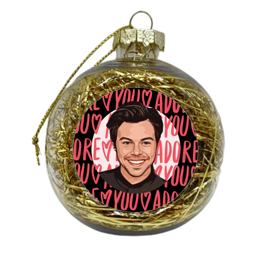 ADORE YOU HARRY - xmas bauble by DOLLY WOLFE