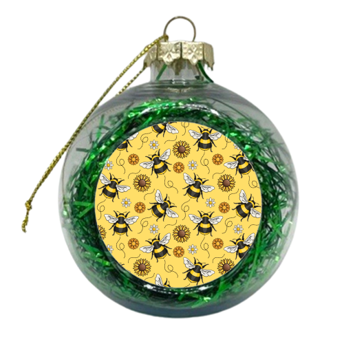 Buzzin' Bees Pattern - xmas bauble by Amy Farmer