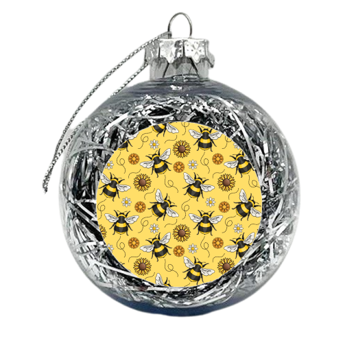 Buzzin' Bees Pattern - xmas bauble by Amy Farmer