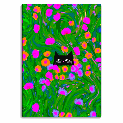 Meadow Cat - personalised A4, A5, A6 notebook by The Paper Tail