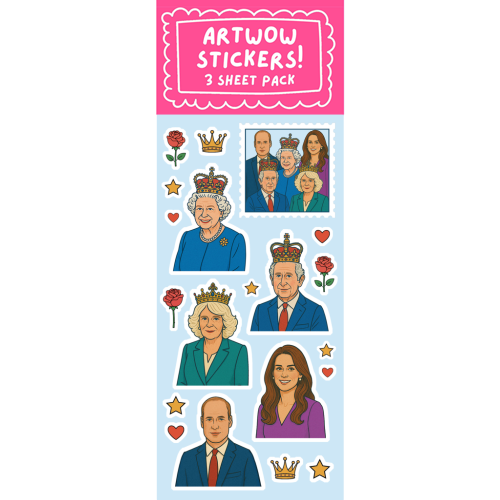 The Royal Stamp - Sticker Pack by Ms Doodle