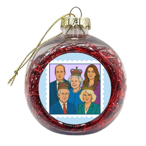 The Royal Stamp - xmas bauble by Ms Doodle