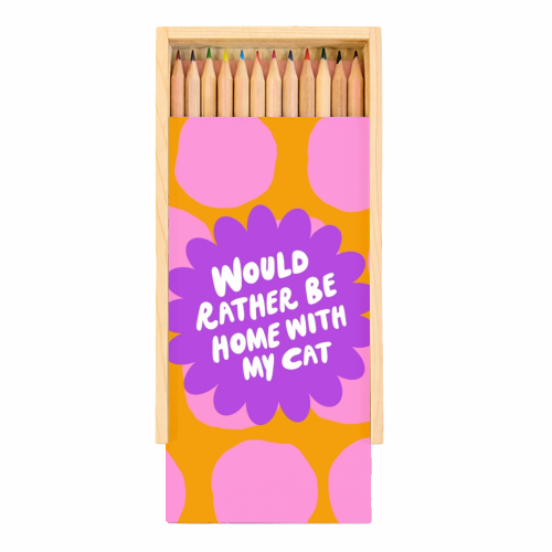 Rather Be Home - Coloured Pencils with Box by The Paper Tail