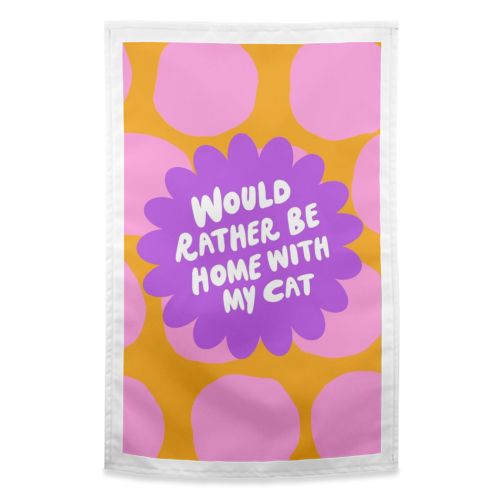 Rather Be Home - funny tea towel by The Paper Tail