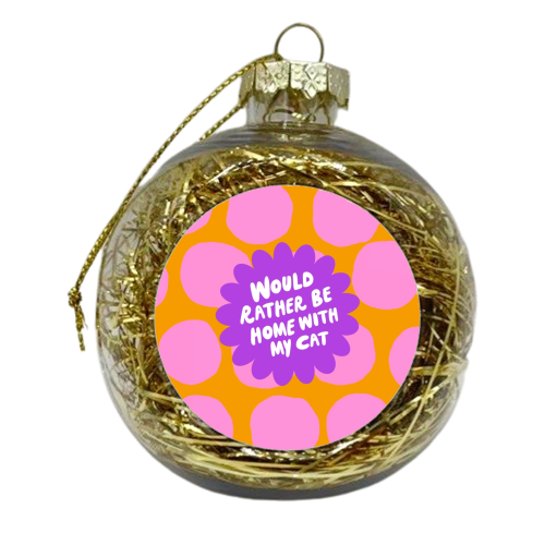 Rather Be Home - xmas bauble by The Paper Tail