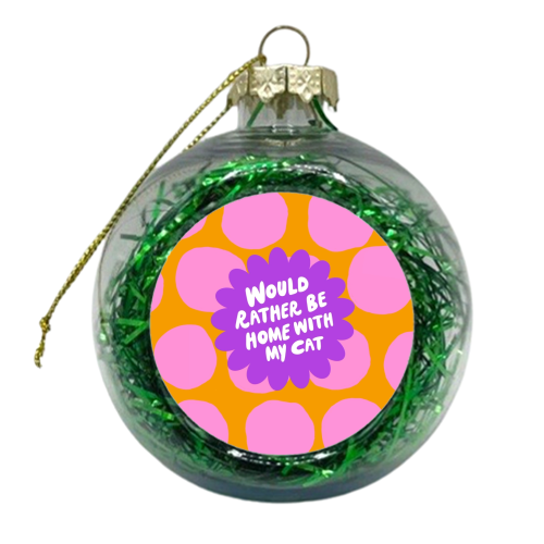 Rather Be Home - xmas bauble by The Paper Tail