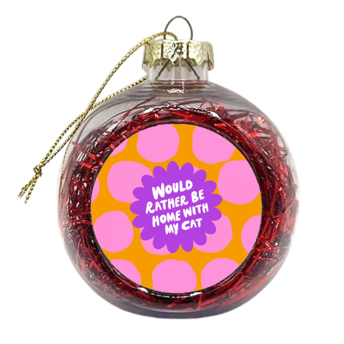 Rather Be Home - xmas bauble by The Paper Tail