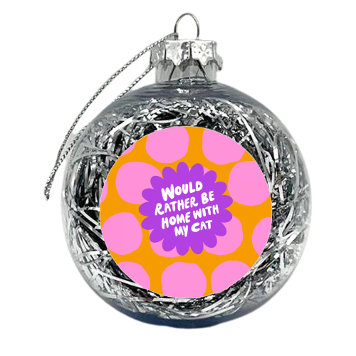 Rather Be Home - xmas bauble by The Paper Tail