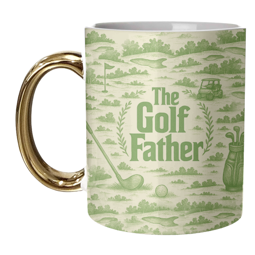 The Golf Father - unique mug by Lilly Rose
