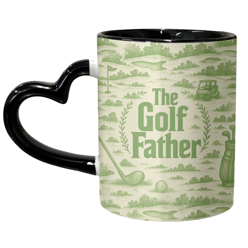 The Golf Father - unique mug by Lilly Rose