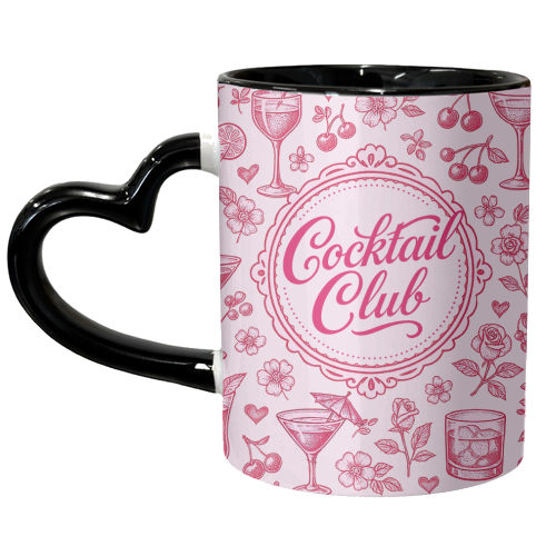Cocktail Club - unique mug by Lilly Rose