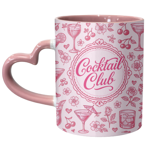 Cocktail Club - unique mug by Lilly Rose