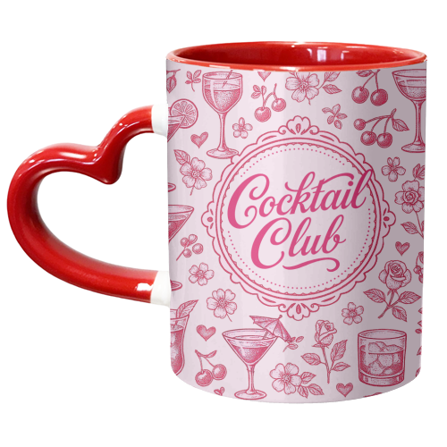 Cocktail Club - unique mug by Lilly Rose