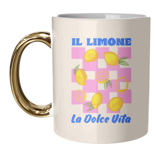 Il Limone La Dolce Vita Retro - unique mug by EZbie