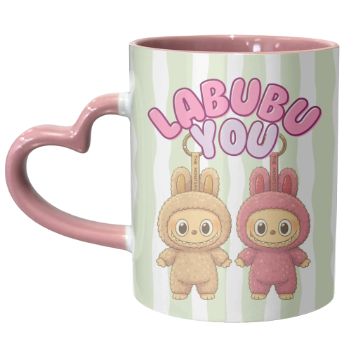 I Labubu You - unique mug by Ms Doodle