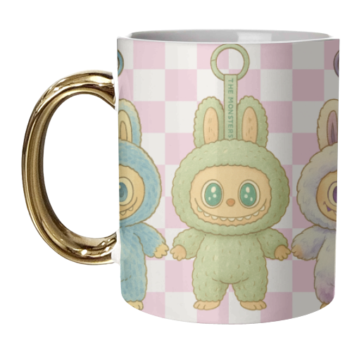 Labubu Line - unique mug by Ms Doodle