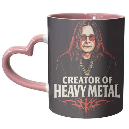 Creator of Heavy Metal - unique mug by Ms Doodle