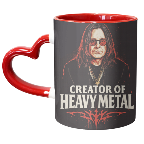 Creator of Heavy Metal - unique mug by Ms Doodle
