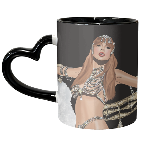 Showgirl Era Print - unique mug by Drawings by Firefly