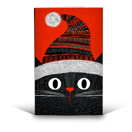 Christmas Cutie - funny greeting card by DejaReve