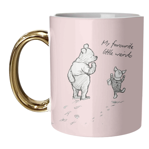 My Favourite Little Weirdo - unique mug by Ms Doodle
