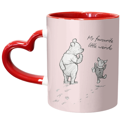 My Favourite Little Weirdo - unique mug by Ms Doodle