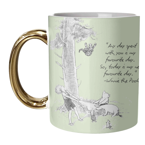 A day spent with you - unique mug by Ms Doodle