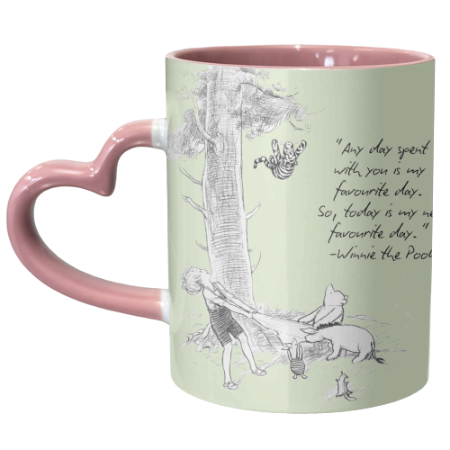 A day spent with you - unique mug by Ms Doodle