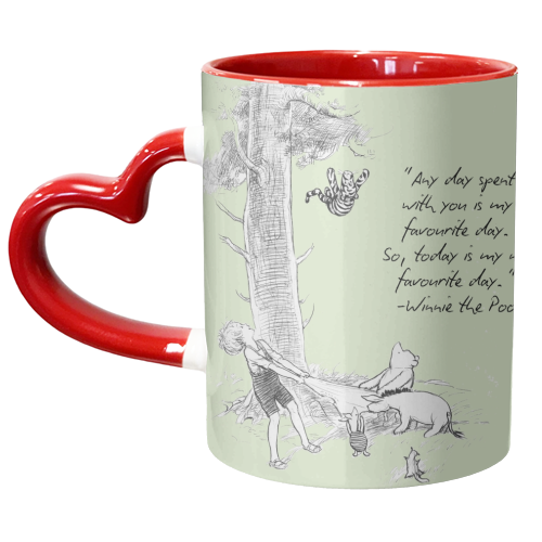 A day spent with you - unique mug by Ms Doodle