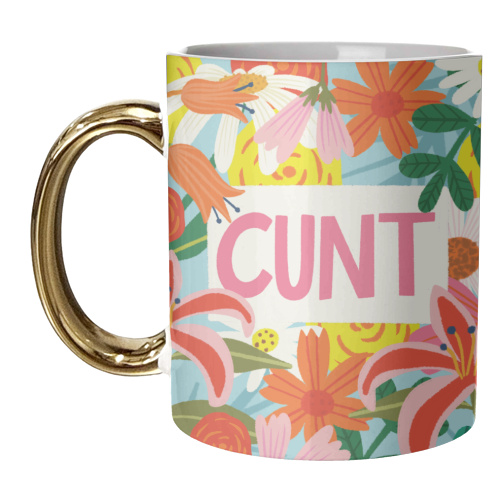 Funny Humour Cunt Design - unique mug by AbiGoLucky