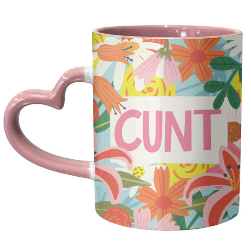Funny Humour Cunt Design - unique mug by AbiGoLucky