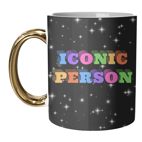 Iconic Person - unique mug by Nida Designs
