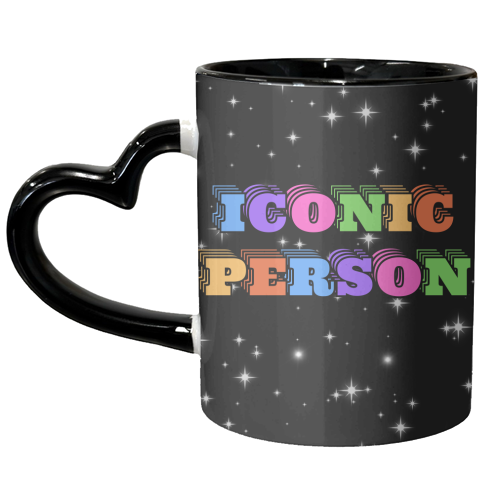 Iconic Person - unique mug by Nida Designs