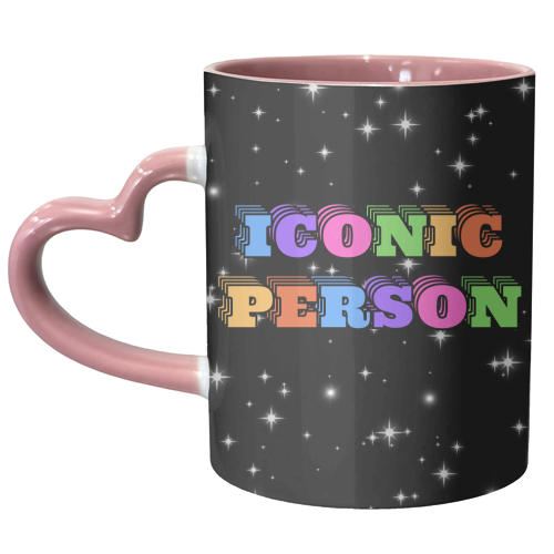 Iconic Person - unique mug by Nida Designs