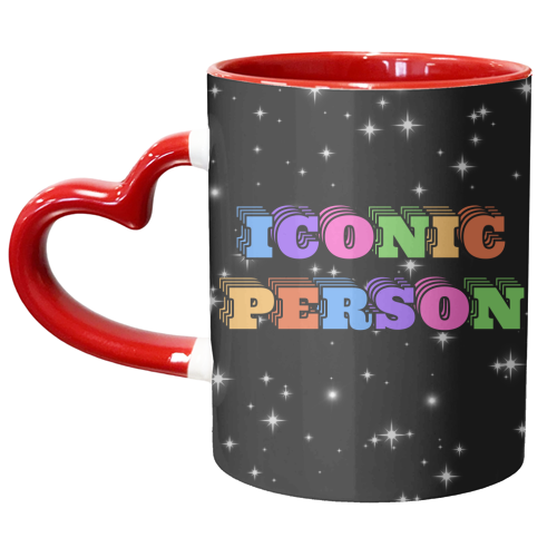 Iconic Person - unique mug by Nida Designs