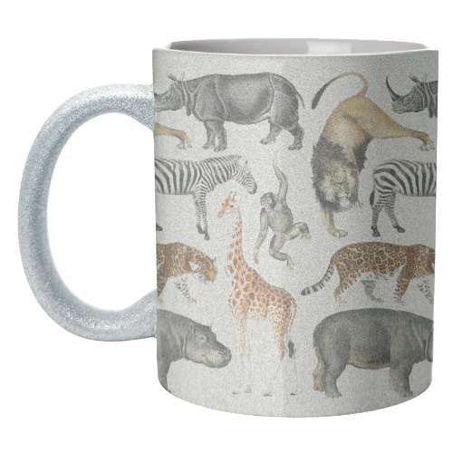 Safari Animals Collection - unique mug by Gal Design