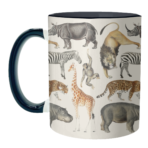 Safari Animals Collection - unique mug by Gal Design