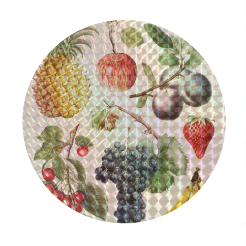 Fruits Collection - Circle Sticker by Gal Design