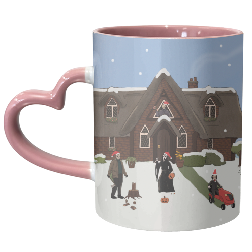 Horror Christmas - unique mug by The Queer Store