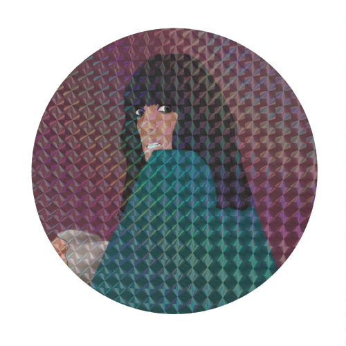 Claudia - Circle Sticker by The Queer Store