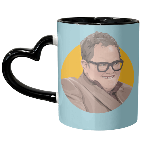Alan Carr - unique mug by Pink and Pip
