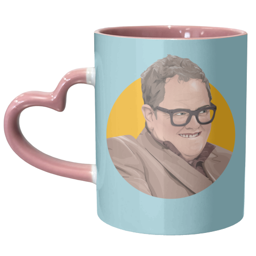 Alan Carr - unique mug by Pink and Pip